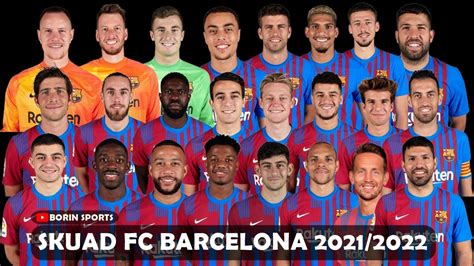 daftar nama pemain barcelona terbaru